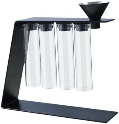 Single Bean Storage Tubes Coffee Bean Cellars Dustproof Clear Airtight 4 Tubes for Pantry Restaurant Kitchen Cafe - Image 7