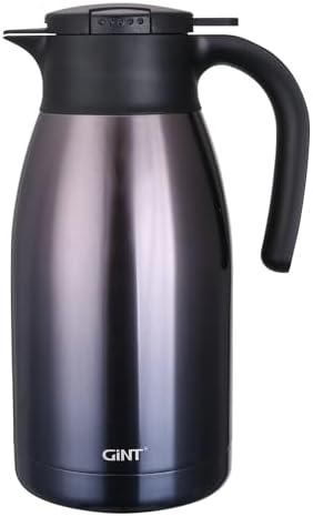GiNT 1.9L / 64Oz Thermal Coffee Carafe, Insulated Stainless Steel Coffee Carafes for Keeping Hot/Double Walled Vacuum Thermal Carafe (Purple) by WelcometoGiNT