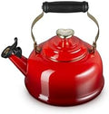 Le Creuset Enamel on Steel Whistling Tea Kettle, 1.7 Qt., Cerise/Heart Knob by Unknown