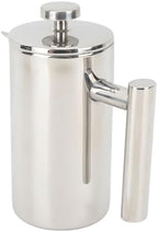 French Press Coffee Maker, 350ml Stainless Steel Double Layer Insulated Coffee Press Pot for Home Brewing - Image 3