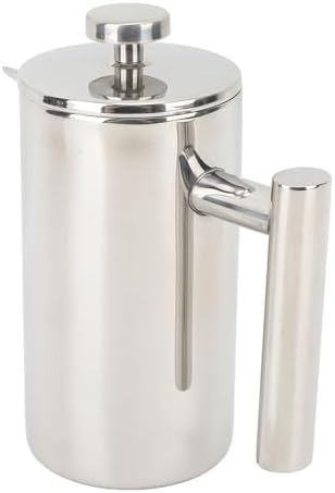 French Press Coffee Maker, 350ml Stainless Steel Double Layer Insulated Coffee Press Pot for Home Brewing - Image 3