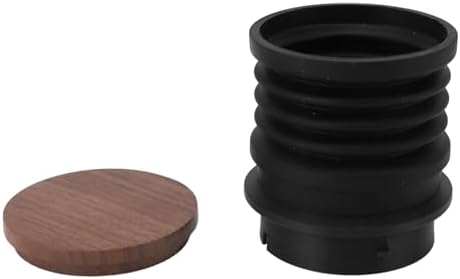 Jiawu Single Dose Bin Efficient Walnut Silicone Coffee Grinder Blower for Encore, Convenient Use for Coffee Enthusiasts and Professionals, Material: Walnut Wood - Image 2