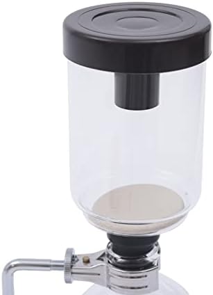 Siphon Syphon Coffee Maker Tabletop Glass Siphon Pot Syphon Coffee Maker Siphon Vacuum Coffee Maker Black (3 Cups(360ml)) - Image 6