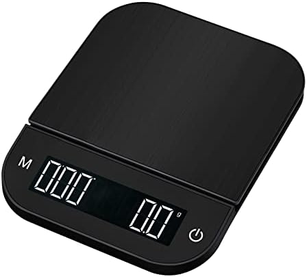 3kg Drip Coffee Scale with Timer, Portable LCD Display by Unknown