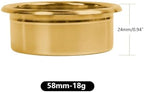Precision High Extraction Espresso Filter Basket, Stainless Steel Filter Basket for Bottomless Portafilter(Glod 58MM (18g)) - Image 2