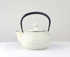 Iwachu 12605 Iwachu Teapot, 3 Type, Cherry Blossom, Silver/Hemp Color, 0.32 L (0.32 L), Enameled Inner, Nambu Ironware - Image 2