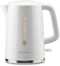 Toastmaster 1.7 Liter Electric Kettle - Tea & Coffee Kettle - Electric, Cordless Water Heater - Tea Water Boiler with Filter Pour Spot - White by Toastmaster