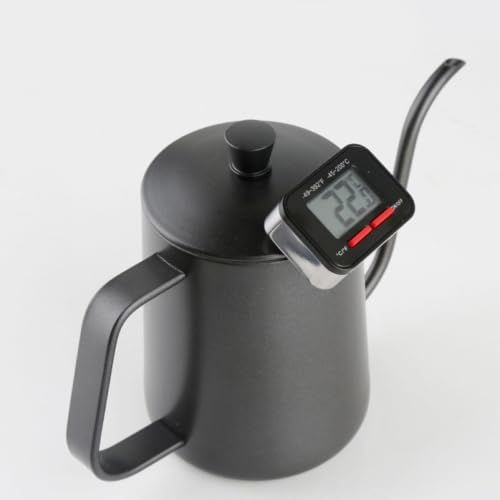 Digital Thermometer Silver for Coffee and Milk, Stainless Steel - Image 6