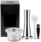 Reusable Coffee Filters Capsule Stainless Steel Capsule Pod(1 Capsule 1 Tamper) by Unknown