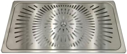 Stainless Steel Drip Tray - Perfect for Homes, Clubs, Bars, Cafes, Restaurants, Hotels, Or Commercial Use - Easy to Clean, No Drainage Required (9.1 * 16.7) by KKAFFEELUX