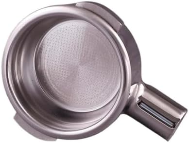58mm 2ears Bottomless Portafilter,Compatible With Expobar,E61,Compatible With Rocket,Espresso Machine Stainless Steel Modified Coffee Handle Filter Tool(Stainless steel head) by Unknown