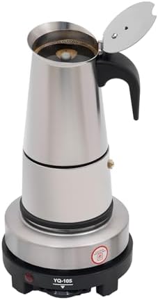 Stovetop Espresso Maker, 500w 0.08gal Stainless Steel Moka Pot - Image 3