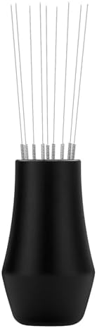 Normcore WDT Distribution Tool with Stand V3-9 Prong Needle Espresso Stirrer - 18 Needles 0.25mm / 0.3mm Thick Spring Wires - Weiss Distribution Technique - Anodized Aluminum Handle - Image 3