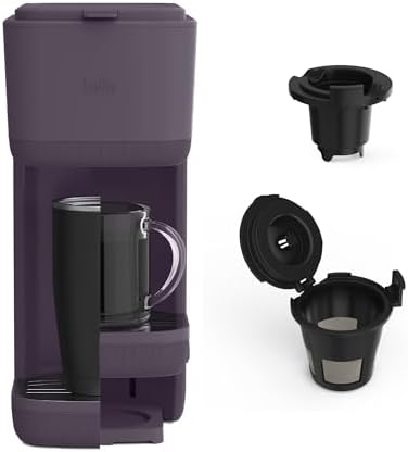 bella K Cup Coffee Maker w/ Water Tank, Plum by bella