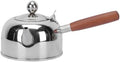 Zerodeko Side-Handled Tea Kettle Stainless Steel Water Boiling Container Portable Stovetop Tea Kettle for Induction Cooker Electric Cooker Gas Stove Home Kitchen 9.84 X 4.72 X 4.72 in by Zerodeko