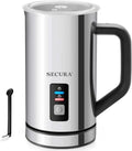 Secura Milk Frother, Electric Steamer Stainless Steel, 16.9oz/500ml Automatic Hot and Cold Foam Maker and Warmer for Latte, Cappuccinos, Macchiato, 120V, (Pack of 6) by Secura