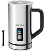Secura Milk Frother, Electric Steamer Stainless Steel, 16.9oz/500ml Automatic Hot and Cold Foam Maker and Warmer for Latte, Cappuccinos, Macchiato, 120V, (Pack of 6) by Secura