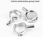 58MM 2ears,Compatible With WPM,Coffee Hollow Bottomless Portafilter,Compatible With Welhome,Kd310 / 510 / 210s 330 Stainless Steel Espresso Handle Filter(58MM-colour) - Image 3
