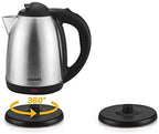 Courant 1.5 liter Cordless Stainless Steel Electric Kettle – 120V electric kettle with 360 Degree Rotational Body - Image 2
