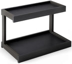 MARTY Counter Shelf Organizer, 2 Tier Spice Rack for Countertop, Black by MARTY