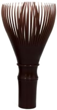 Resin Tea Set of Japanese Tea Whisk (Brown Bamboo Color) and Lipped Red Tea Bowl for Matcha, Made in Japan - Image 2