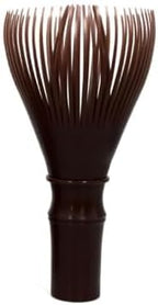 Resin Tea Set of Japanese Tea Whisk (Brown Bamboo Color) and Lipped Red Tea Bowl for Matcha, Made in Japan - Image 2