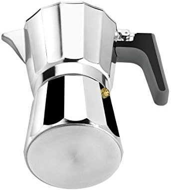BRA Perfecto – Italian Induction Coffee Maker, Aluminium, Capacity 6 Cups, Silver, 18 x 10 x 19 cm - Image 6