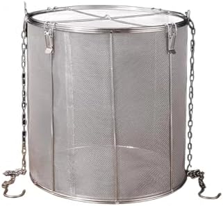 Stainless Steel Spice Infuser Basket，Tea Ball Infuser for Cooking，Integrated Hook Design Easy to Retrieve(12 x 13 cm/4.7 x 5.1 in) - Image 2