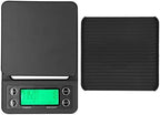 Portable Electronic Digital Kitchen Scale with Timer, 3kg/0.1g Accurate Pour Over Coffee Scale by WelcometoXHTLLO