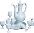 10 Pcs Porcelain Wine Cup,Baijiu Glass,Chinese Liquor Cup,Ceramic Wine Set by ARTPARK
