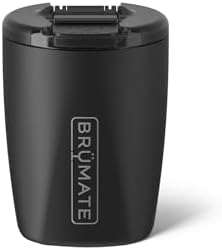 BrüMate Rocks 12oz Insulated Lowball Whiskey Tumbler, Matte Black by Br%C3%BCMate