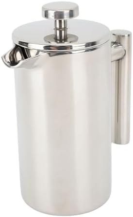 French Press Coffee Maker Insulated Stainless Steel Pot for Home Use,304 Material 350ml Capacity by Unknown