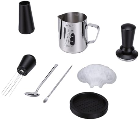 Adjustable Stainless Steel Coffee Tamper Kit 51mm, with Milk Frothing - Image 5