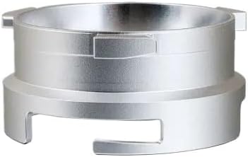Coffee Dosing Ring 51MM 54MM Dosing Funnel Compatible with Delonghi EC9355/9665 Breville 870/878 Coffee Machine Barista Tool Coffeeware(51mm-Silver) by Unknown