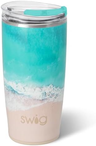 Swig Life 22oz Insulated Tumbler with Lid, High Tide by SwigLife