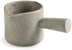 YHOSSEUN YHOJOY Measuring Cups Ceramic, Double Spouts Espresso Cup with Handle, Coffee Measuring Cups 90 Ml by YHOSSEUN