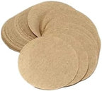 100Pcs Coffee Paper Filter For Machines Fits 51/53/58mm, Filters Accessories(Brown,53mm) by Unknown