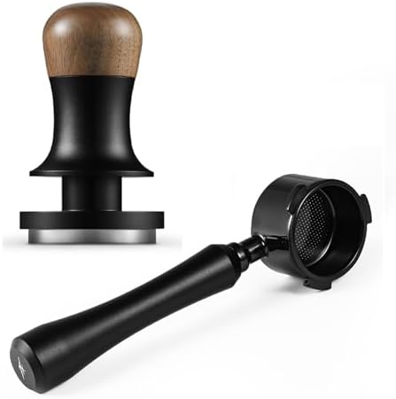MHW-3BOMBER 54mm Espresso Coffee Tamper and Bottomless Portafilter Combo by Unknown