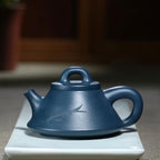 Tea Pots For Loose Tea Traditional Purple Clay Teapot, Raw Mineral Clear Cement Teapot, Hexagonal Creative Pot-shaped Kung Fu Tea Set And Drinkware Tea Infuser Pot - Image 7