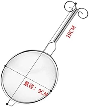 Stainless Steel Fine Mesh Kitchen Strainer with Small Skimmer Spoons - Premium Quality Flour Sieve and Tea Infuser - Cooking Accessories for Culinary Enthusiasts - Image 5