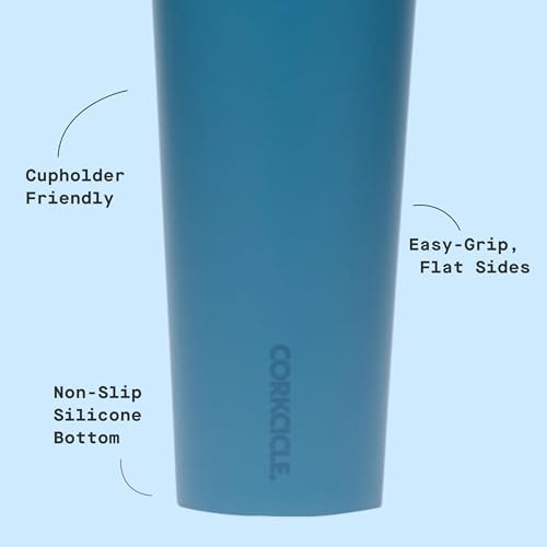 Corkcicle Insulated Tumbler with Sliding Lid, 24 oz, North Shore - Image 4