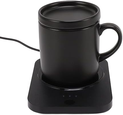 Beverage Warmer Electric Mug Heater with Ceramic Cup 50℃ 55℃ 60℃ by Unknown