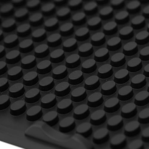 Coffee Tamper Base With Food Grade Silicone Construction Heat Resistant Mat Drained Surface Raised Storage Organizer For Accessories Suitable For Station Countertop Use, Brown - Image 2