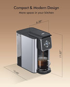 SIFENE 3-in-1 Single Serve Coffee Maker, K-Cup, Ground Coffee & Tea - Image 2