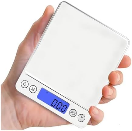 Electronic Scale, Electronic Digital Scales Balance Precision 0.01g LCD Personal Jewelry Weighing Gram Smart Pocket Coffee Scale for Kitchen,for Meal Prep, Baking and Cooking(3kg-0.1g) by Unknown