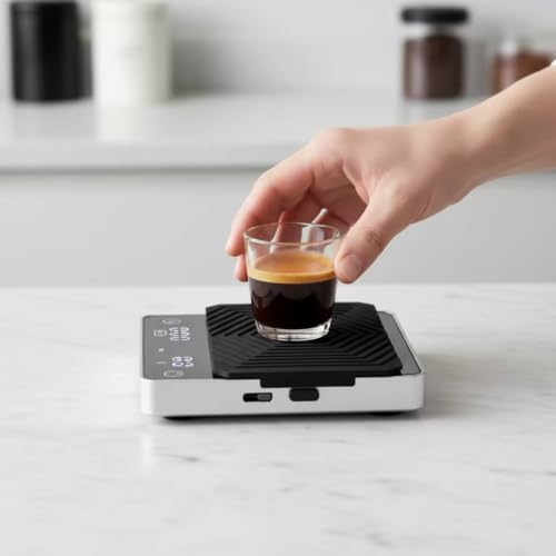 predolo Electronic Coffee Scale with Timer High-End Coffee Scale with Timer for Baristas, Coffee Machines - Image 7