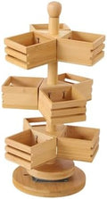 Tea Bag Organizer 3-Tier Large Capacity Rotating Sugar Packets Chest by Unknown