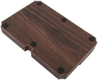 Wood Grain Espresso Tamper Mat Station for 51mm 53mm 58mm Portafilter, Non-Slip Silicone Coffee Tamping Base with Card Slot, Walnut Finish Press Dispenser Holder for Home for barista - Image 6