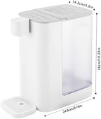 Instant Hot Water Dispenser, 3L/102Oz Electric Tea Kettle, Countertop Hot Water Dispenser, Adjustable 5 Temperatures & 2 Water Outputs, with Safety Lock, for Making Tea, Coffee, Hot Milk (White) - Image 7
