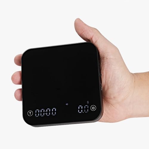 Generic Precision Coffee Scale with Built-in Timer, Sleek Design for Home Baristas, Black - Image 4
